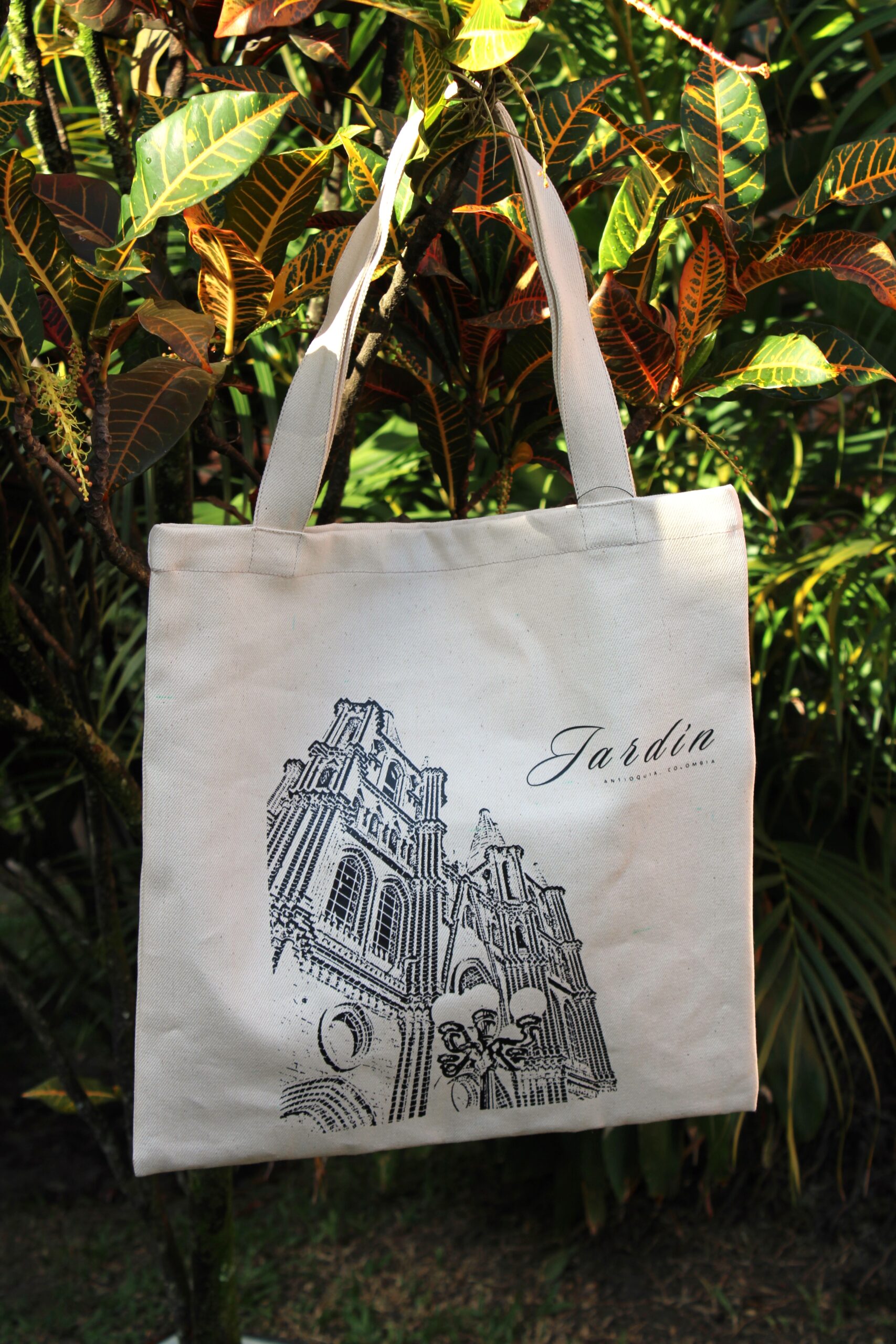 Eco Tote Bag Jardín Iglesia