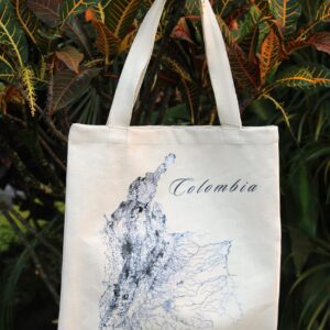 Eco Tote Bag Colombia Mapa